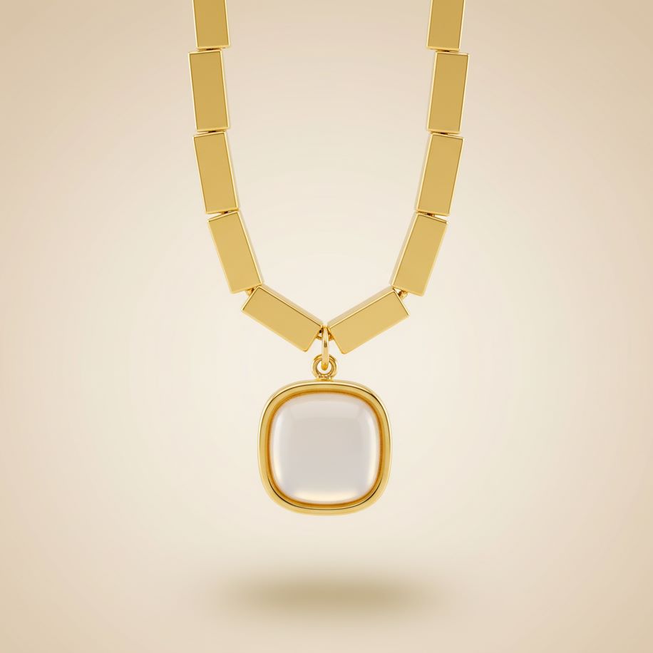 Aura Cushion Pendant Necklace2