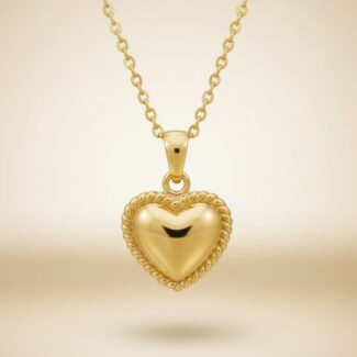 Sculpted Affection Heart Pendant