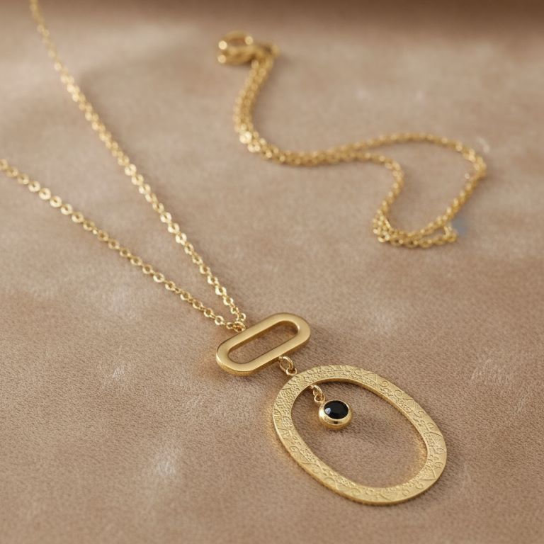 Orbital Links Pendant Necklace2