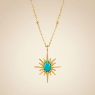 Solstice Ray Pendant Necklace