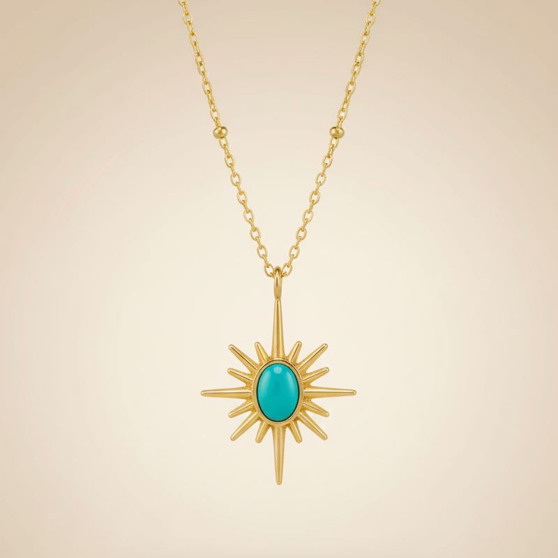 Solstice Ray Pendant Necklace