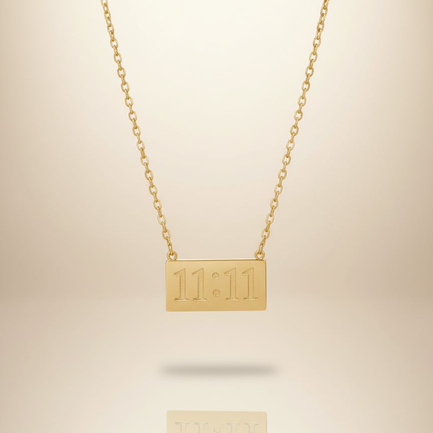 Synchronicity Bar Pendant Necklace