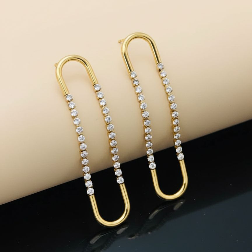 Aura Diamond Cascade Earrings