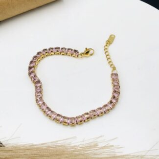Aurora Blush Tennis Bracelet