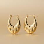 Artisan Hammered Hoop Earrings