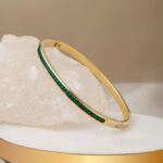 Emerald Luxe Linear Bracelet (Small)