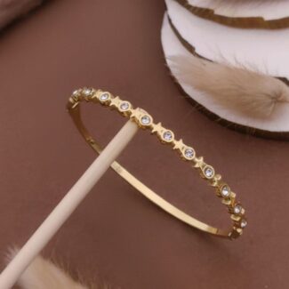 Golden Starline Sparkle Bangle