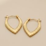 Luxe Hive Hoop Earrings
