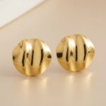 Molten Radiance Stud Earrings