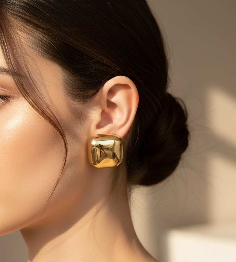 Radiant Bloom Stud Earrings