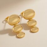 Sleek Faceted Hoop Earrings