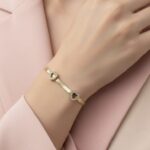 Triple Hearts Anti-Tarnish Chain Gold Bracelet