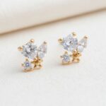 Butterfly Crystal Stud Earrings