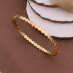 Hexagonal Pattern Anti-Tarnish Kada