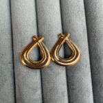 Gold Teardrop Earrings