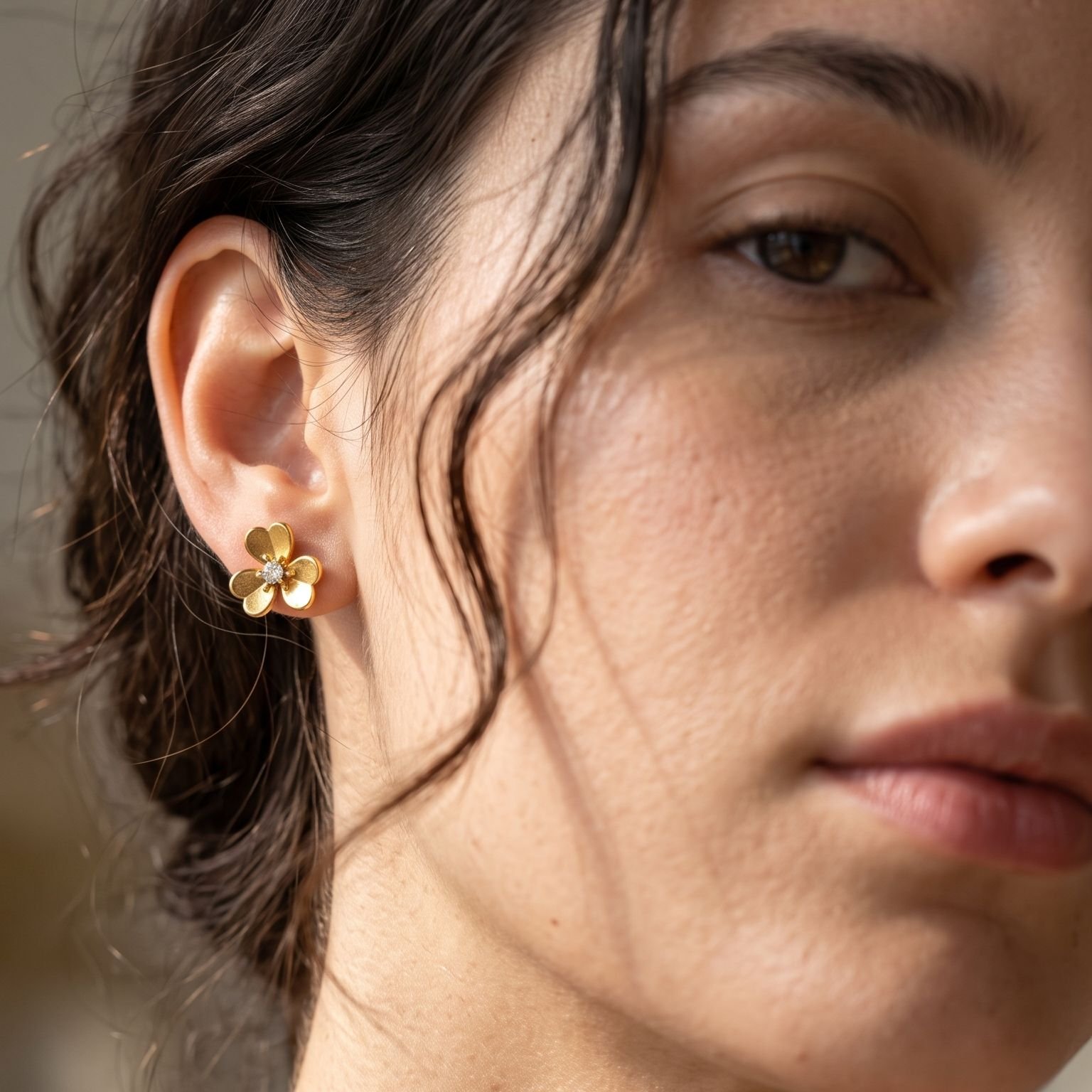 anti tarnish women earring-5