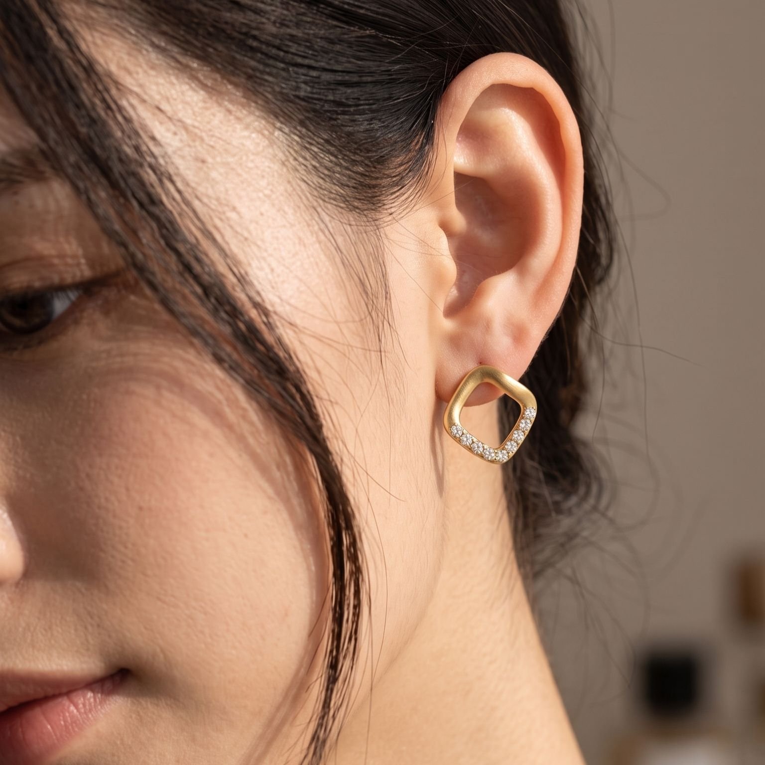 anti-tarnish womens earring-1