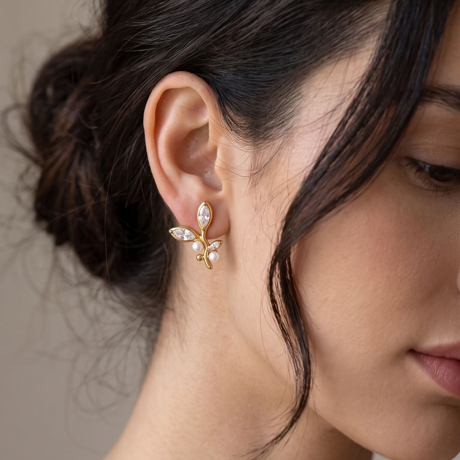 anti tarnish womens earring-9