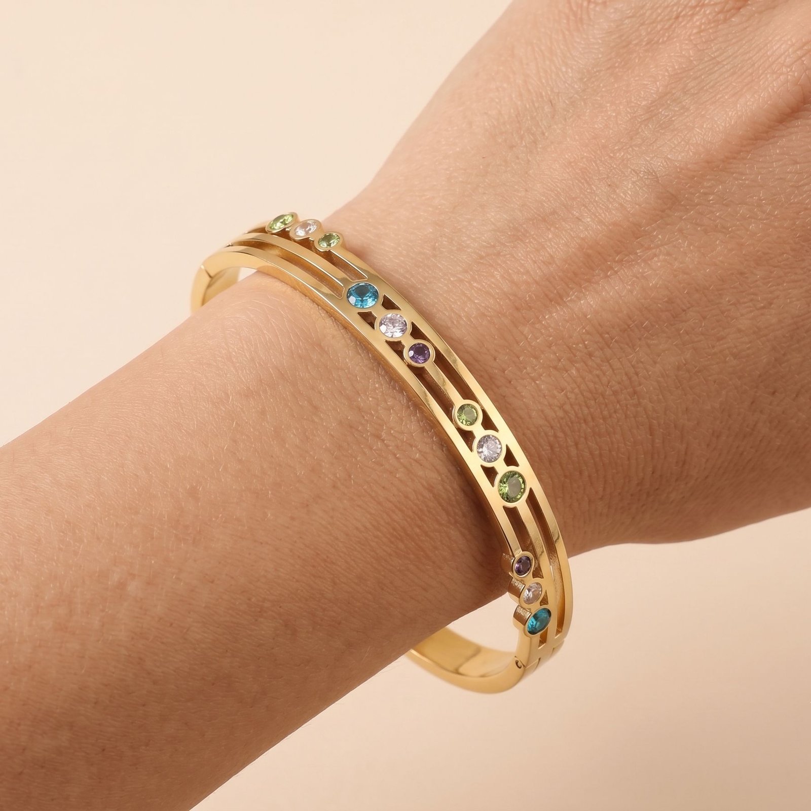 anti tarnish womens kada-10