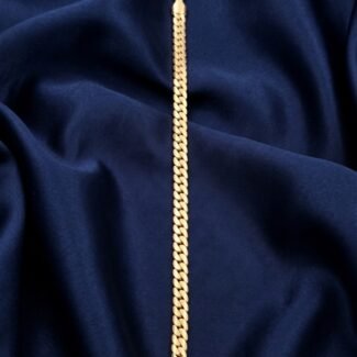 Anti-Tarnish Gold Tone Mens Bracelet